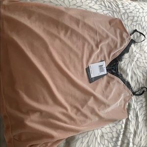 Velvet and lace French connection top